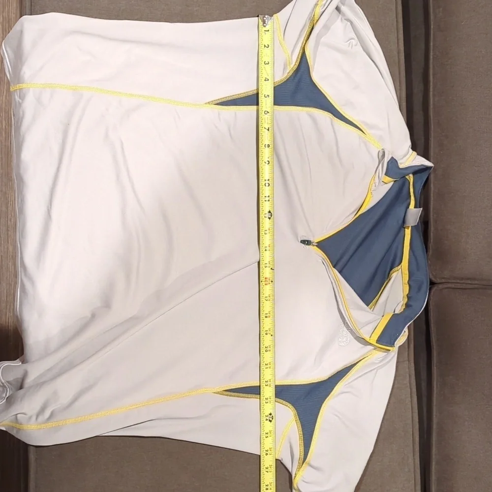 The North Face Blue and Yellow Pullover